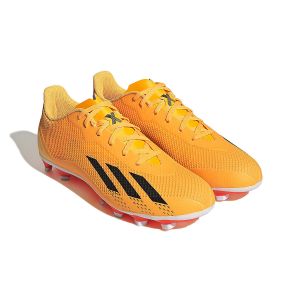 Adidas X Speedportal .4 FxG Heatspawn - Dor&eacute;/Noir/Orange - Herbe synth&eacute;tique (AG) / Herbe naturelle (FG), pointure 46 - Orange - Taille 46