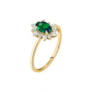 Live Diamond Bague pour femme LDY050163016 375 Or jaune recylé