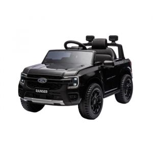 Voiture électrique enfants 12V FORD Ranger noir Siège en cuir Télécommande 24 GHz Moteurs 2 X 30W