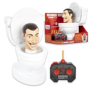 Skibidi Deluxe Toilet RC Youtube Animation Sensation, t&eacute;l&eacute;commande, Figurine d'action, Produit sous Licence Officielle Skibidi Toilet Merch