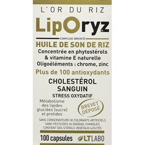 Image de LT Labo Liporiz huile de son de riz - 100 capsules