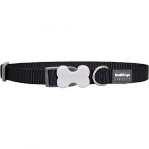 RedDingo Collier pour chien Noir 20-32 cm 12 mm