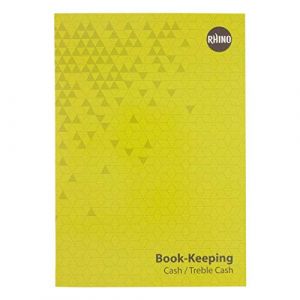 Rhino Cahier de Comptes Format A4 8-Mm 32 Pages Lign&eacute;es