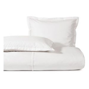 Image de Descamps Drap housse Unis percale 115 fils/cm² Blanc - Couleur Blanc - Taille 200 x 200 cm