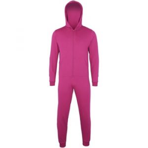 Comfy Co - Grenouillère unie à capuche - Enfant unisexe (12-13 ans) (Rose) - UTRW3293