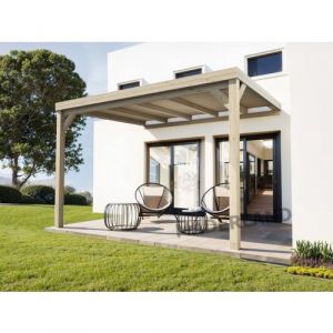 Pergola Adossée En Bois Reims 600 X 400 Cm - Maderland