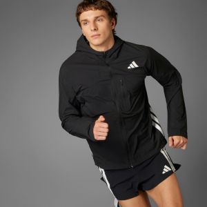 Adidas Adizero Veste running Hommes - noir, noir, Taille M
