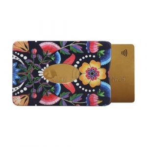 Porte-carte rigide (1) Anti-RFID &ndash; Color Pop &ndash; Fabrication Fran&ccedil;aise &ndash; Collection Latino Flores &ndash; PVC &ndash; 6 x 91 cm