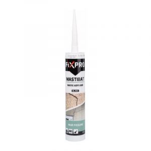 Mastic monocomposant acrylique - Mastibat - Fixpro - Blanc