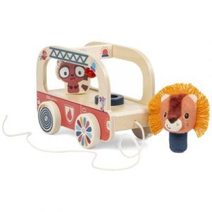 Lilliputiens Camion de pompier en bois Jack