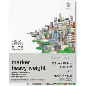 Winsor & Newton Papier Bleedprof 160 28X36 25P, NC
