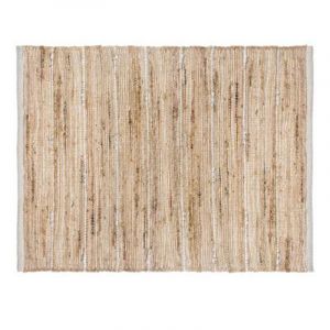 Image de Tapis Déco en Jute "Ray" 60x90cm Naturel Prix