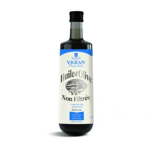 Vigean Huile d’olive bio de Grèce non filtrée en bouteille de 75 cl