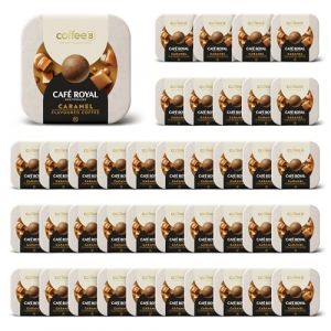 Café Royal 360 Boules de Café CoffeeB - CARAMEL - 100% Compostables - Compatible avec machines CoffeeB by