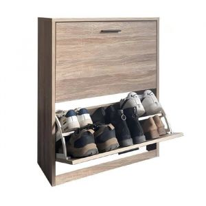 CATAVANA - Meuble de Rangement a Chaussure 12 Paires - Armoire Etagere Grande Capacité - pour Entree Couloir - L60xP24xH80 cm