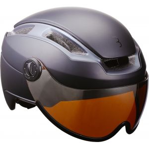 Casque indra speed 45 avec masque integre noir mat l 58 62 cm