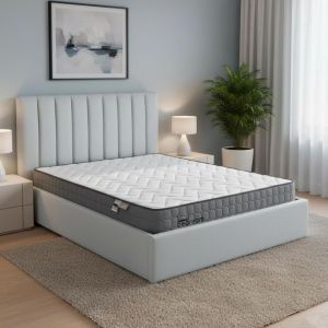 Pack Lit-coffre Songe Matelas Bedream Velours Argent