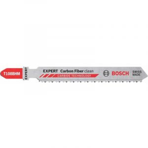 Bosch Accessories 2608900565 LAME de scie sauteuse EXPERT « Carbon Fiber Clean » T 108 BHM, 3 pièces 3 pc(s)