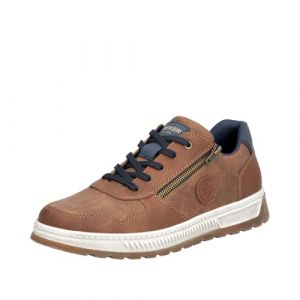 Rieker Sneakers cognac et à lacets plats
