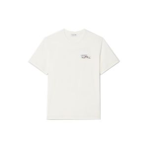 Lacoste T-shirt Multi Print manches courtes blanc pur - S
