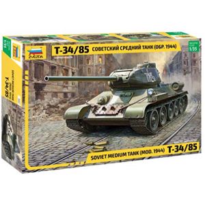 Zvezda Maquette char : Char Russe T-34/85