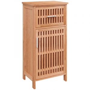 VidaXL Armoire de salle de bain 42x29x82 cm Bois massif de noyer