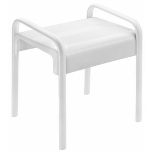 Pellet Tabouret de douche Arsis 2 poignées - Blanc ASC