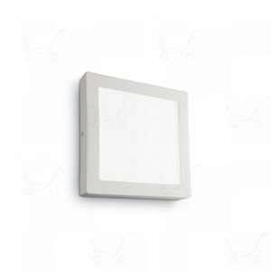 Ideal lux Applique murale UNIVERSAL Carré Blanc 1x18W - 138640 - BOUTICA-DESIGN