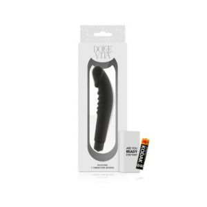 Dolce vita Vibrateur de Plaisir R&eacute;aliste Silicone Noir