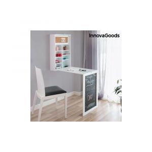 Etagère réversible en table de bureau rabattable mobiler pour studio gain de place