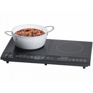 Rosenstein & Sohne Double plaque de cuisson à induction Ø 18 cm - 3000 W