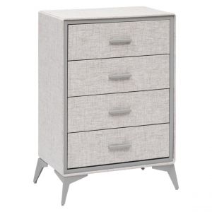 Commode 4 tiroirs Granite gris