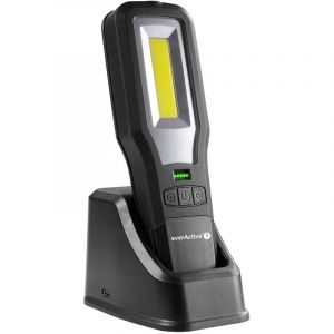 Everactive - lampe d'atelier cob led 10 w 550 lumens 2 sources de lumière indépendantes rechargeable étanche modèle WL-600R