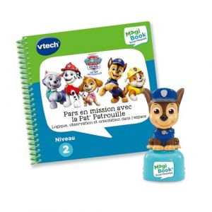 Vtech MagiBook Story'Friends Pars en Mission avec La Pat' Patrouille - Livre Jeu Éducatif Paw Patrol avec Figurine Chase - Niveau Primaire - Cadeau Enfant de 4 Ans à 7 Ans - Contenu en Français