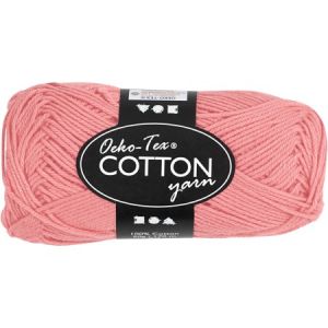 Pelote de fil de coton Rose antique 50 g