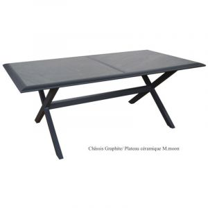Proloisirs Ch&acirc;ssis de table de jardin Ceram aluminum graphite 198 cm