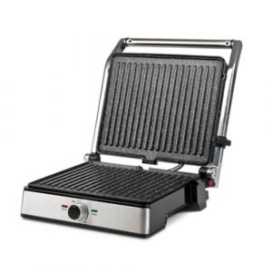 G3 Ferrari G10161 Poêle grill à contacts "Lavica Easy" Inox 2000 W