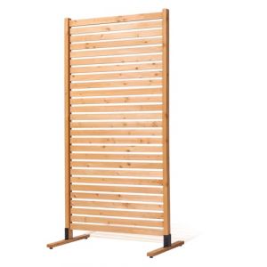 VEVOR Brise-vue en Bois, 91x186 cm, Panneau Intimite Autoportant avec Support, Ecran de Confidentialite Decoratif, Paravent Separateur Exterieur