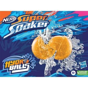 Nerf Super Soaker Hydro Balls, Pack de 12 balles réutilisables