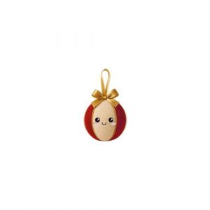 Legami Décoration de Noël en Peluche Oh-Oh-Ornaments, Ball, Boule de Noël, à Suspendre au Sapin, en Polyester, 9 x 10 x 4 cm