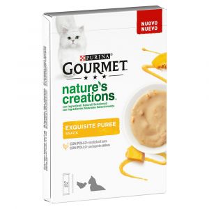Image de Gourmet 5x10g Friandises Nature's Creations poulet, potiron - Friandises pour chat