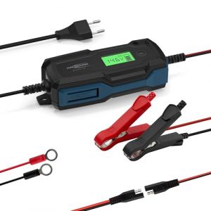 Ansmann Chargeur à 10 étapes 6V 12V / 4A / 4-120Ah voiture, moto