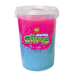 Ses Creative 15021 Marble Slime-Blue and Pink 200g