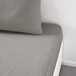 Today Draps housse DUNE - Couleur 140x190 cm - Taille Gris