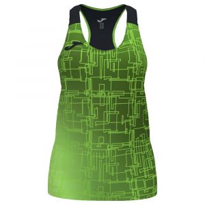 Joma T-shirt Sans Manches Elite Viii 12-14 Years Green Fluor / Black