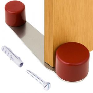 Brinox 84D19 Butée de Porte Marron 32 x 102 x 22 mm