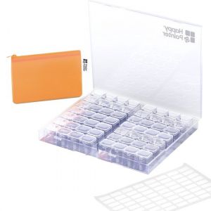 Happy Painter Diamond Painting Accessories - Boîte de rangement 56 boîtes - Diamond Painting Adults - Boîte de tri avec boîtes - Diamond Painting Kids