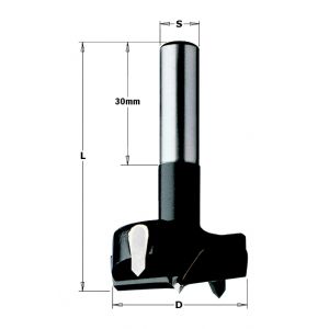 Image de Cmt : Meche carbure a faconner à percer 20 mm - queue 8 mm