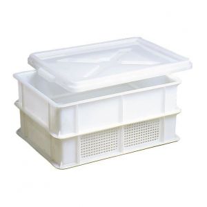 Visiodirect Cagette empilable professionnelle 400 x 300 x 1...