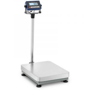 Balance Plateforme Pèse Colis Sol Industriel Avertissement 300kg ± - Gris, Noir